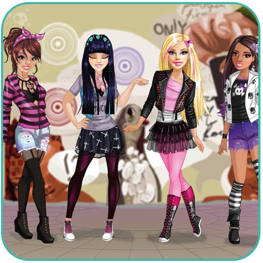 Bonnie Rocker Chick Dress Up Game