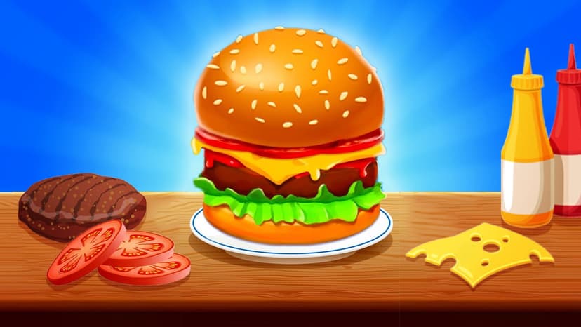 Burger Cafe - Cooking Games For Kids
