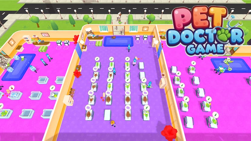 Pet Doctor Business Tycoon-Pet care game