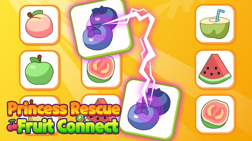 Princess Rescue Fruit Connect