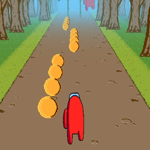 Among Golden Run 3D