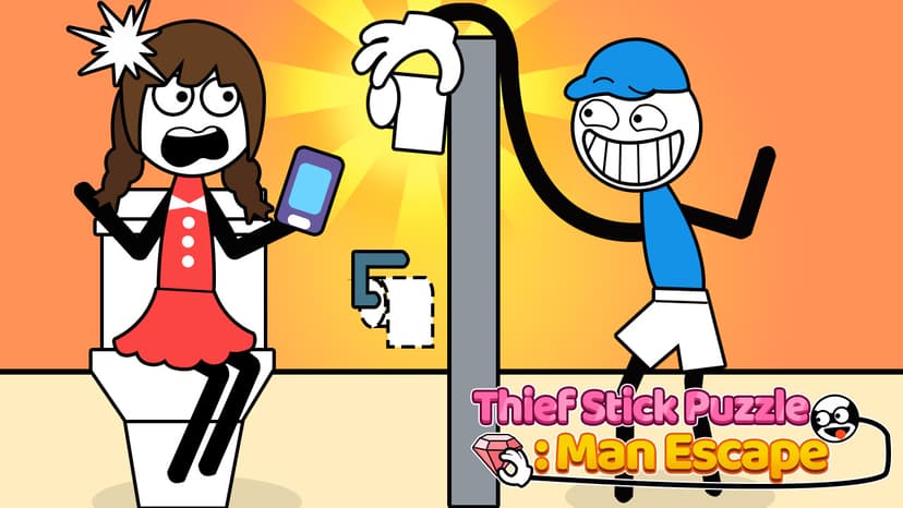 Thief Stick Puzzle Man Escape