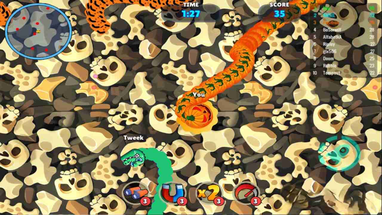 angry snake io