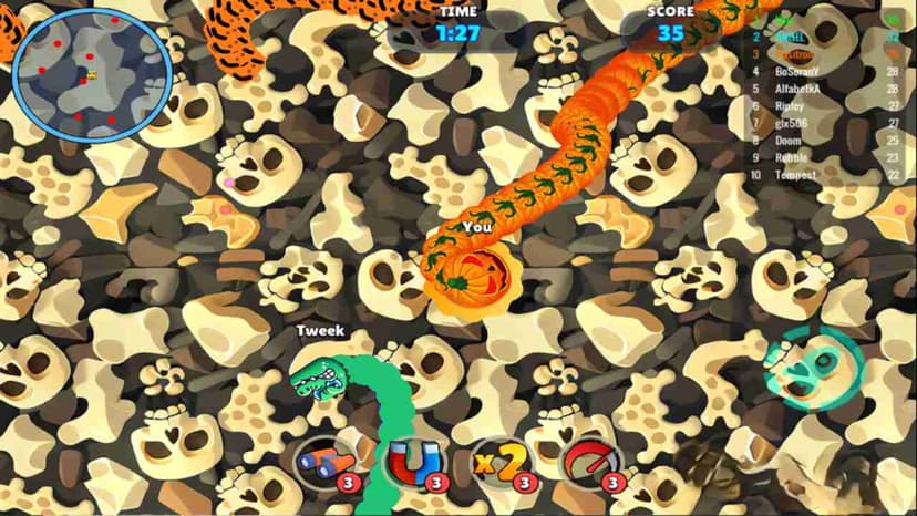 angry snake io
