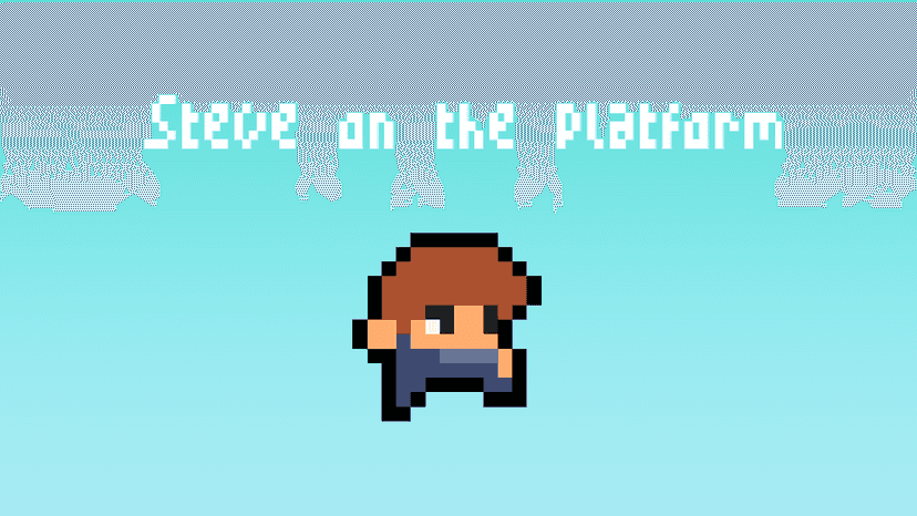 Steve on the platform