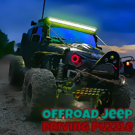 Offroad Jeep Driving Puzzle