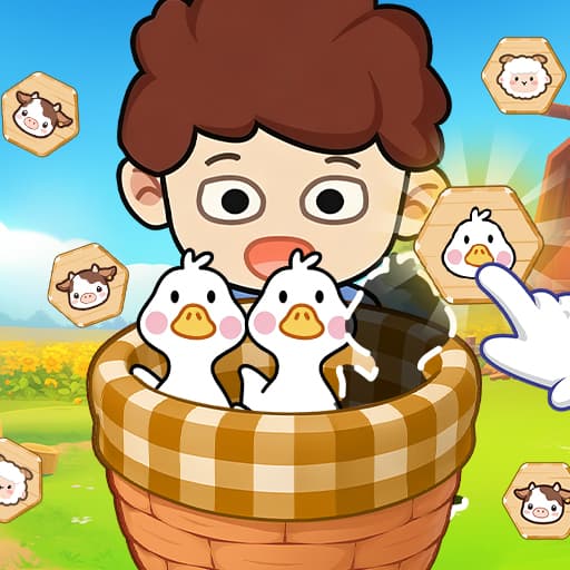 Farm Animal Sort Puzzle