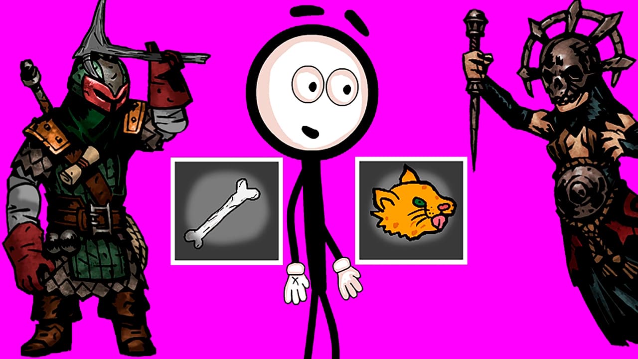 Stickman Choosing actions