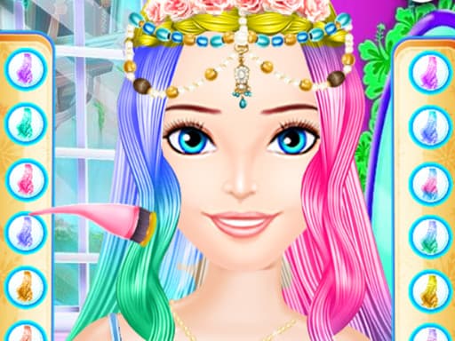 Rainbow Princess Pony Makeup 2